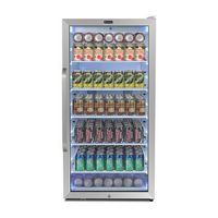 Whynter - Freestanding 8.1 cu. ft. Stainless Steel Commercial Beverage Merchandiser Refrigerator ...