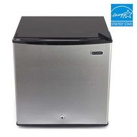 Whynter - Energy Star 1.1 cu. ft. Upright Freezer with Lock - Silver