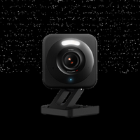 Wyze - Cam V4 2.5k QHD WiFi, Indoor/Outdoor, Wired Security Camera with Color Night Vision - Black