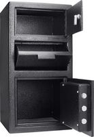 Barska - 0.72/0.78 CUBIC FT LOCKER KEYPAD DEPOSITORY SAFE - Black