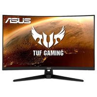 ASUS - TUF Gaming 31.5&quot; VA Curved FHD Freesync Premium Gaming Monitor (HDMI, VGA) - Black