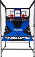 Hall of Games - Premium Arcade Cage Basketball Game - Black/Blue
