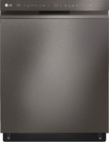 LG - 24&quot; Front Control Built-In Stainless Steel Tub Dishwasher with 3rd Rack, QuadWash, and 48dba...