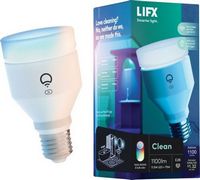 LIFX - Clean Edition A19 Wi-Fi Smart LED Bulb - Color