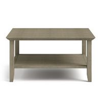 Simpli Home - Acadian Square Coffee Table - Distressed Grey
