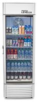 Premium Levella - 15.5 cu. ft. 1-Door Commercial Merchandiser Refrigerator Glass-Door Beverage Di...