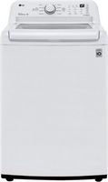 LG - 4.3 Cu. Ft. High-Efficiency Top Load Washer with TurboDrum Technology - White
