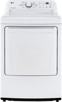 LG - 7.3 Cu. Ft. Gas Dryer with Sensor Dry - White