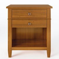 Simpli Home - Night Stand, Bedside table - Light Golden Brown