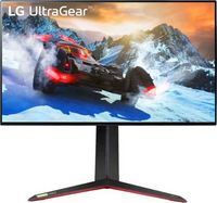 LG - UltraGear 27&quot; IPS UHD 1-ms FreeSync and G-SYNC Compatible Monitor - Black
