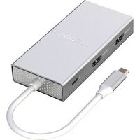 Accell - Air USB-C 4K Driver-Less Docking Station - Silver