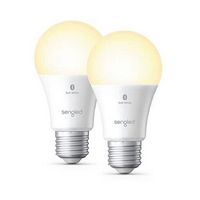 Sengled - A19 800 Lumens Bluetooth Mesh Smart LED Bulb (2-Pack) - Soft White