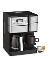 Cuisinart - Coffee Center Grind & Brew Plus 12-Cup Coffee Maker with Carafe and Single Serve Brew...