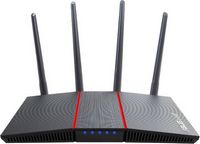 ASUS - RT-AX55 AX1800 Dual-Band WiFi 6 Wireless Router with Life time internet Security - Black