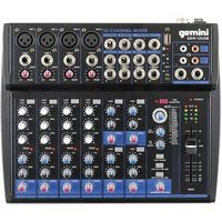 Gemini - GEM-12USB: Compact 12 Channel Bluetooth Mixer - Black