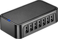 Best Buy essentials™ - 7-Port USB 2.0 Hub - Black