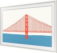 Samsung - 50” The Frame Customizable Bezel - Modern White