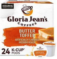 Gloria Jean's - Butter Toffee K-Cup Pods, 24 Count