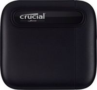 Crucial - X6 SE 1TB External USB-C/USB-A Portable SSD - Black