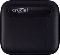 Crucial - X6 SE 2TB External USB-C/USB-A Portable SSD - Black