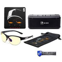 6-Siege Ash Esition Gaming Glasses with Amber React Lenses