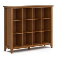 Simpli Home - Artisan 12 Cube Storage - Honey Brown