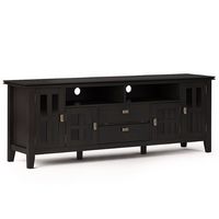 Simpli Home - Artisan Solid Wood 72 inch Wide Transitional TV Media Stand For TVs up to 80 inches...