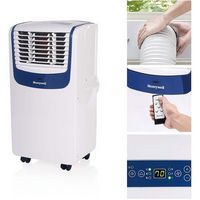 Honeywell - 400 Sq. Ft Portable Air Conditioner - White/Blue