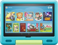 Amazon - Fire 10 Kids – 10.1” Tablet – ages 3-7 - 32 GB - Aquamarine