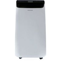 Amana - Portable Air Conditioner with Remote Control for Rooms up to 450-Sq. Ft. - White/Black