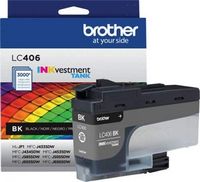 Brother - LC406BK INKvestment Tank Ink Cartridge - Black