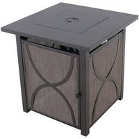 Mod Furniture - Heatside 40,000 BTU Tile-Top Gas Fire Pit Table with Burner Cover and Lava Rocks ...