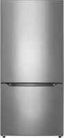 Insignia™ - 18.6 Cu. Ft. Bottom Freezer Refrigerator with ENERGY STAR Certification - Stainless S...