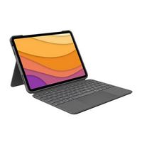 Logitech - Combo Touch Keyboard Folio for Apple iPad Air 10.9&quot; (5th &amp; 4th Gen) with Detachable Ba...