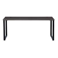 Hirsh - 60&quot;x24&quot; Open Desk for Commercial Office or Home Office - Black / Weathered Charcoal