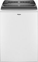 Whirlpool - 5.2-5.3 Cu. Ft. Smart Top Load Washer with 2 in 1 Removable Agitator - White