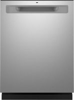 GE - Top Control Built-In Dishwasher with 3rd Rack, 50 dBA - Stainless Steel