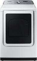 Samsung - 7.4 Cu. Ft. Smart Gas Dryer with Steam Sanitize+ - White