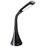 OttLite - Swerve LED Desk Lamp with USB Charging - Black