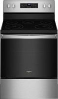 Whirlpool - 5.3 Cu. Ft. Freestanding Electric Convection Range with Air Fry - Stainless Steel