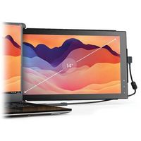 Mobile Pixels - Trio Max Portable LCD Monitor, 14%27%27 Full HD IPS (Single Pack Monitor) - Black