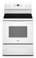Whirlpool - 5.3 Cu. Ft. Freestanding Electric Convection Range with Air Fry - White