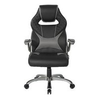 OSP Home Furnishings - Oversite Gaming Chair in Faux Leather - Gray