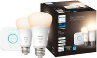 Philips - Hue A19 Bluetooth 75W Smart LED Starter Kit - White