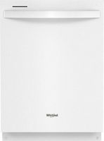 Whirlpool - 24&quot; Top Control Built-In Stainless Steel Tub Dishwasher with Large Capacity Tall Top ...