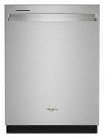 Whirlpool - 24&quot; Top Control Built-In Dishwasher with Stainless Steel Tub, Large Capacity &amp; 3rd Ra...