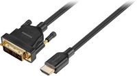 Insignia™ - 6%27 DVI-D to HDMI Cable - Black