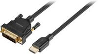 Insignia™ - 6%27 DVI-D to HDMI Cable - Black