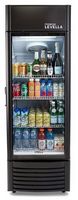 Premium Levella - 9 cu. ft. 1-Door Commercial Merchandiser Refrigerator Glass-Door Beverage Displ...