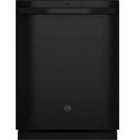 GE - 25" Top Control Built In Plastic Tub Dishwasher with Dry Boost and 55 dBA - Black